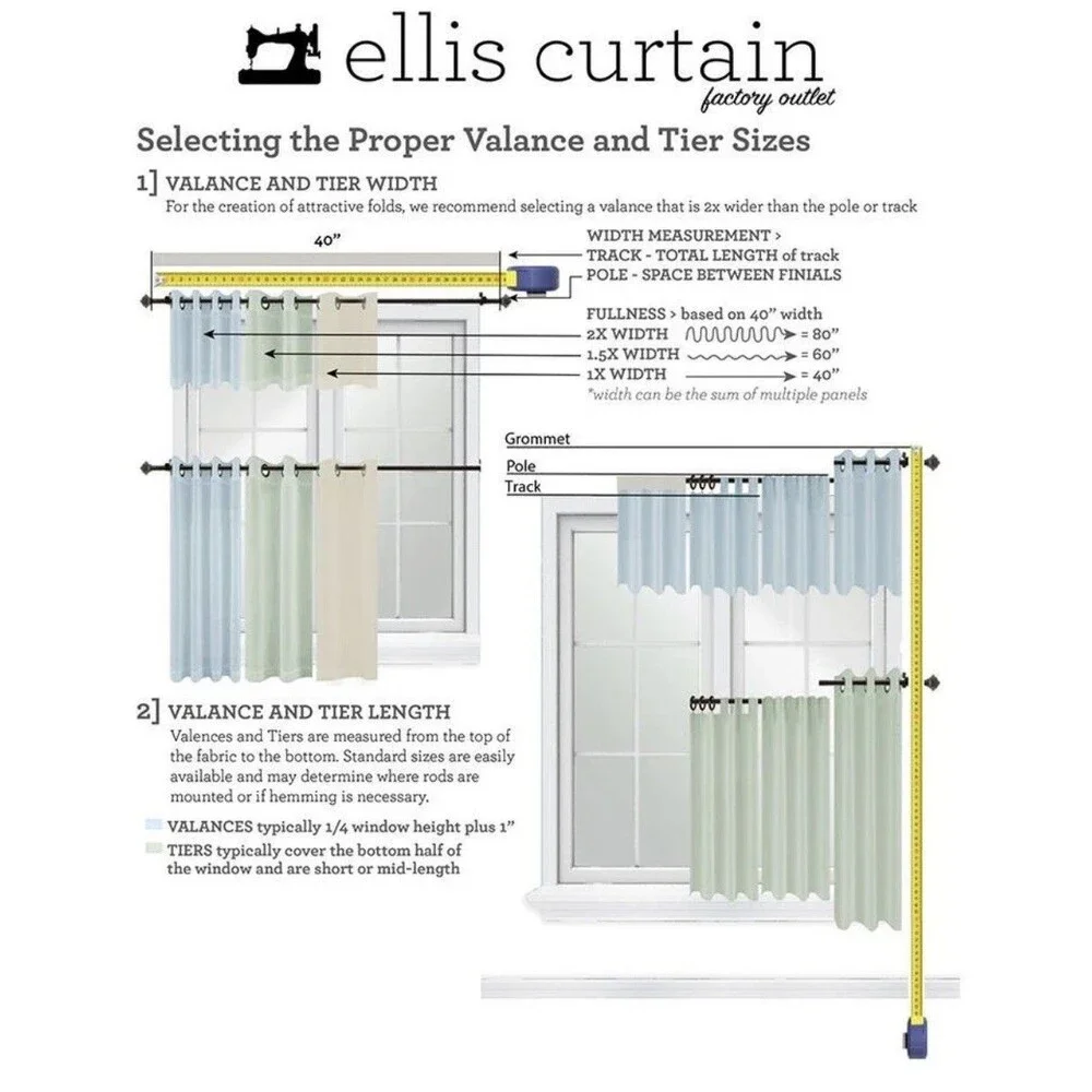 A.L.Ellis Blue Hydrangea Window Valance 70